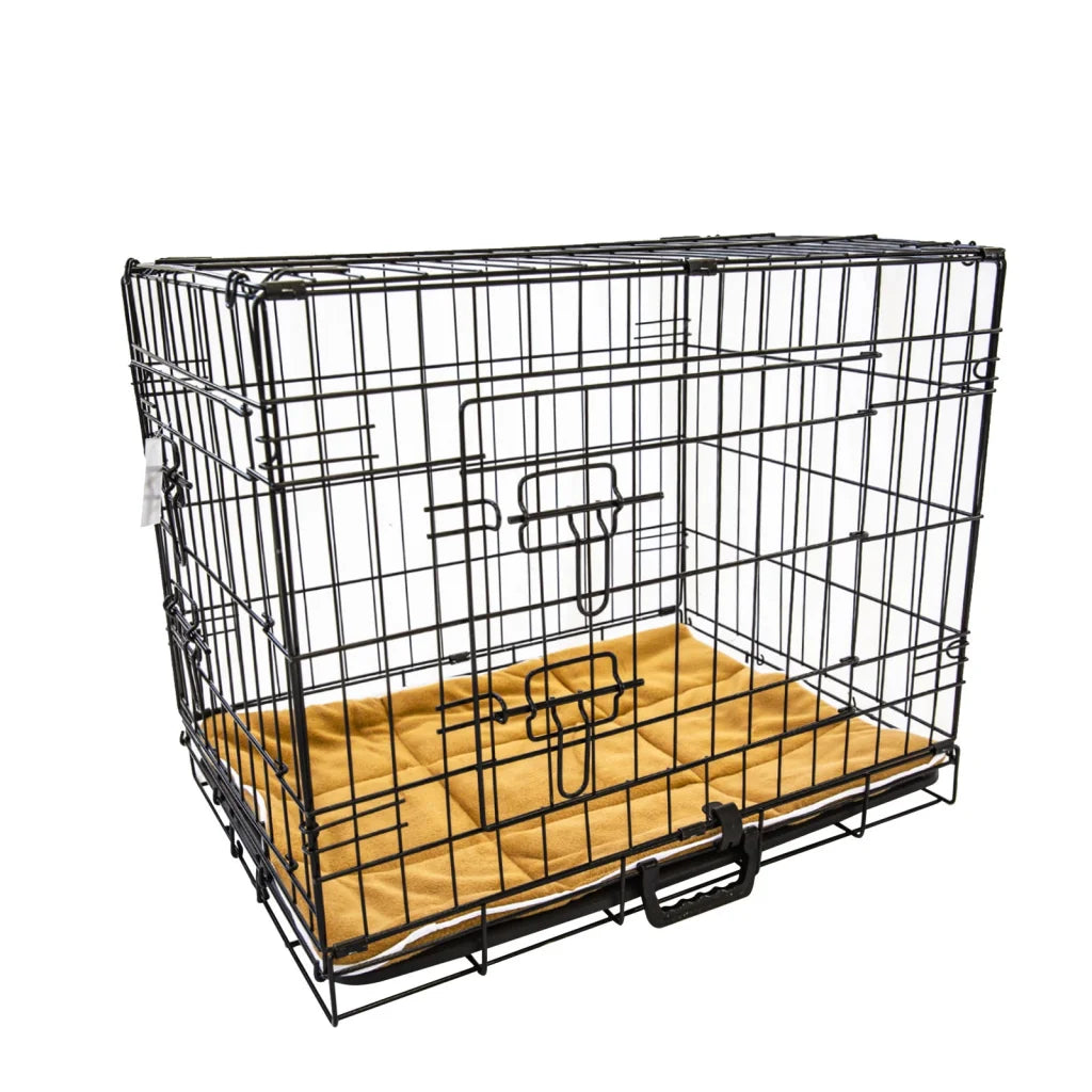 Wire Dog Cage Foldable Crate Kennel 42in with Tray