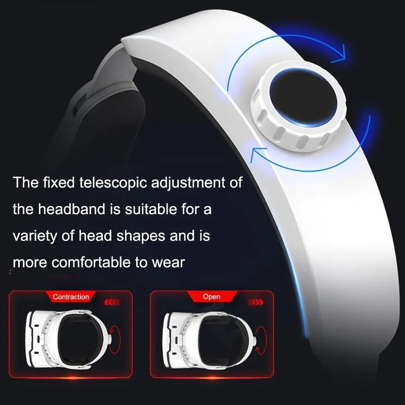 Wireless 3D Vr Gaming Headset With Bluetooth-1969996450339360772