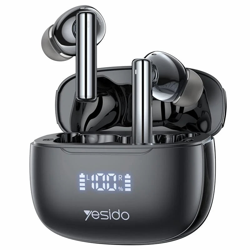 Wireless Bluetooth 5.0 Earphones With Anc And Led Display-1915198045578989568
