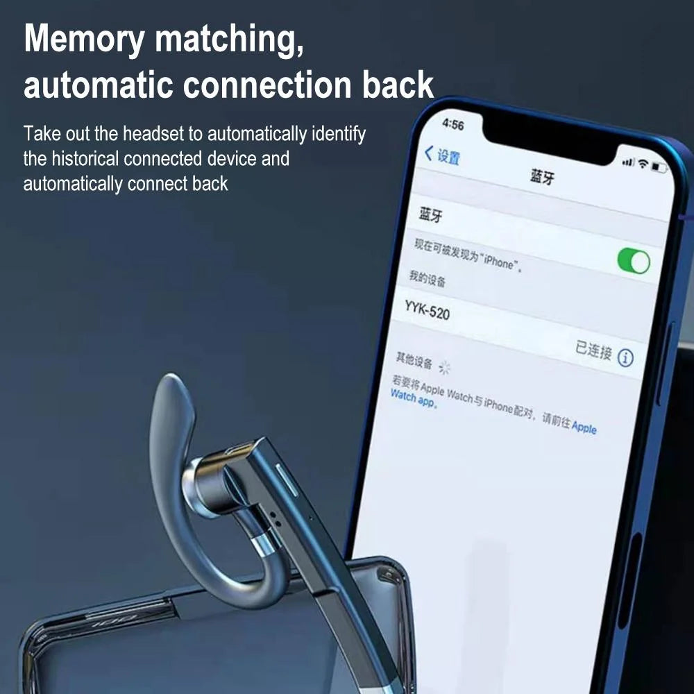 Wireless Bluetooth Earphone With Rotatable Earhook - Noise Cancelling-1915197676694147078
