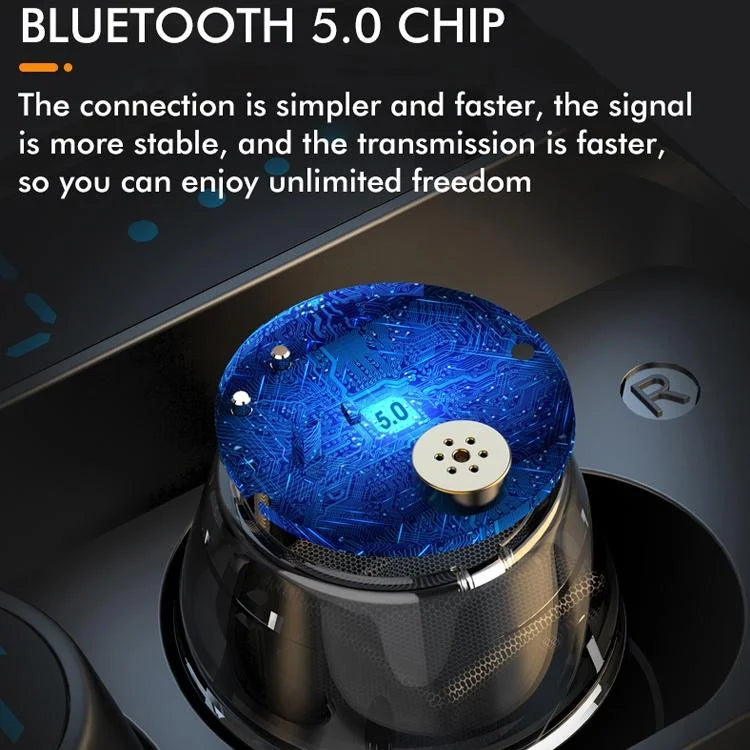 Wireless Bluetooth Earphones With Charging Box - White-1915196631632973830