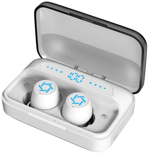 Wireless Bluetooth Earphones With Charging Box White 712