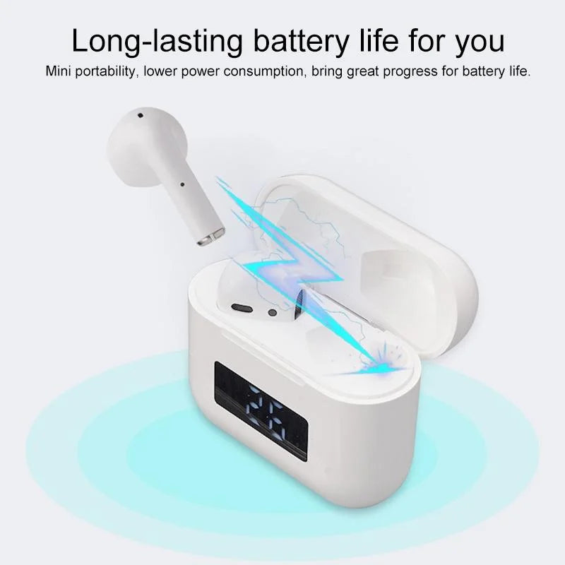 Wireless Bluetooth Earphones With Touch White 400