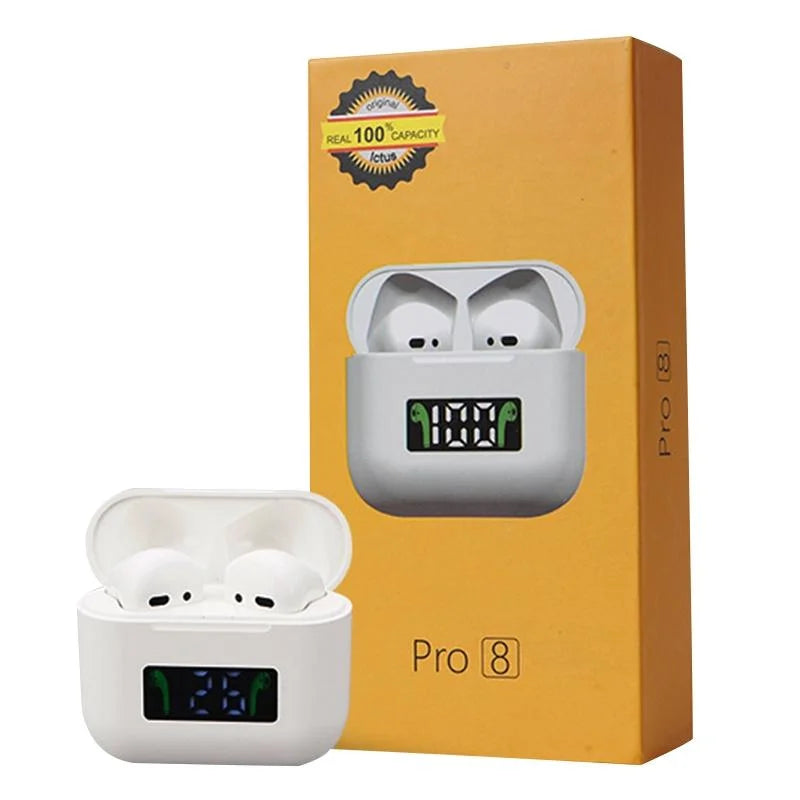 Wireless Bluetooth Earphones With Touch White 767
