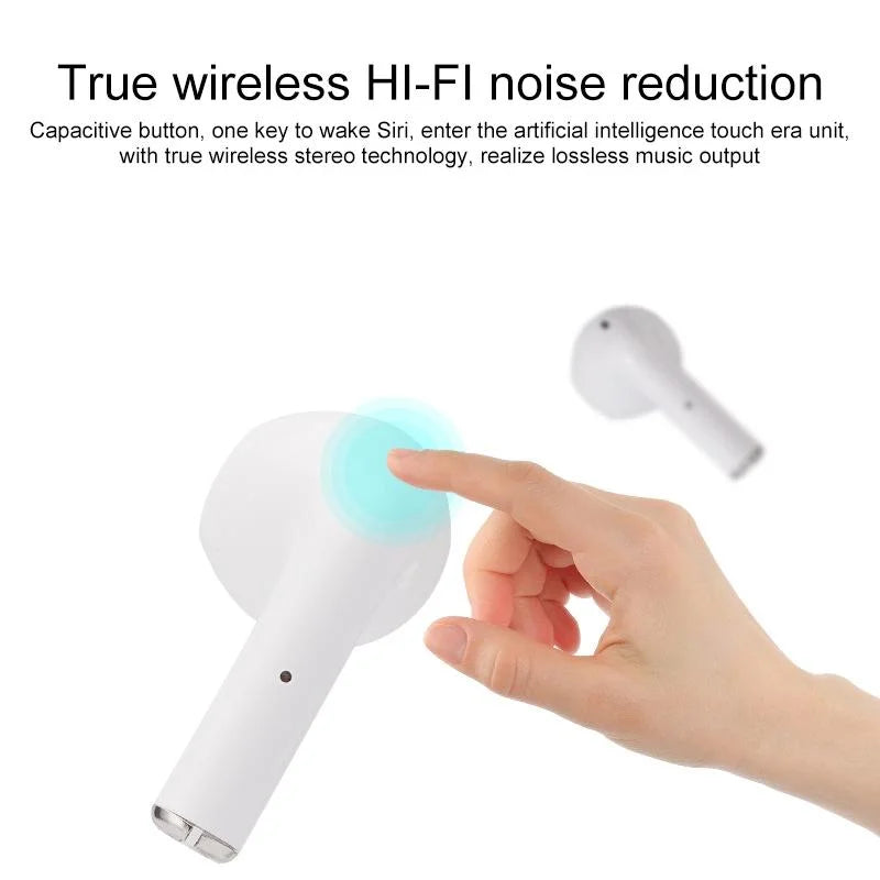 Wireless Bluetooth Earphones With Touch White 862
