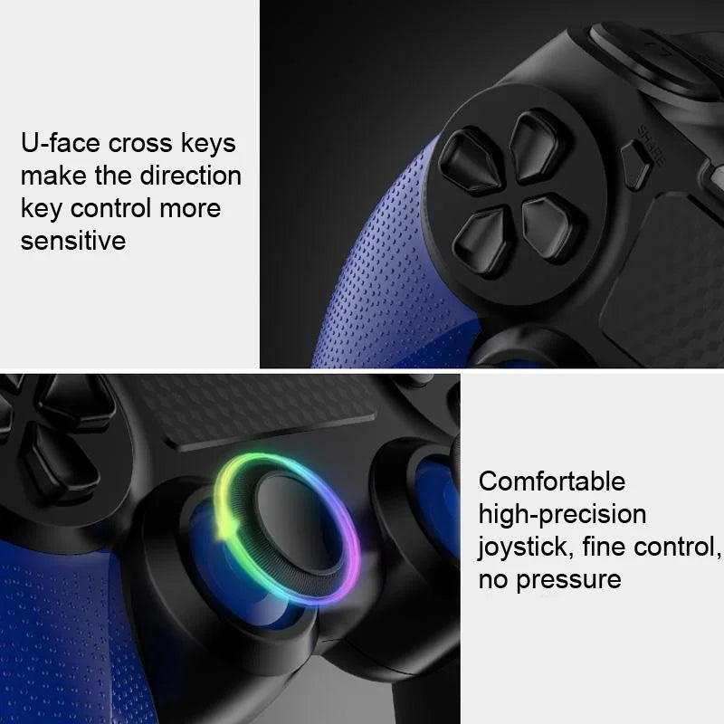 Wireless Bluetooth Gamepad for Ps4 - Dual Vibration Touch