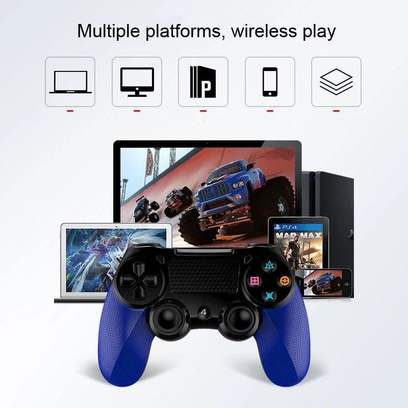 Wireless Bluetooth Gamepad for Ps4 - Dual Vibration Touch