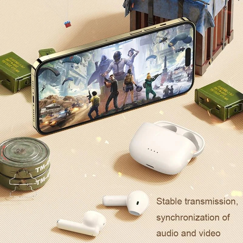 Wireless Bluetooth Headphones with Dual-microphone Noise