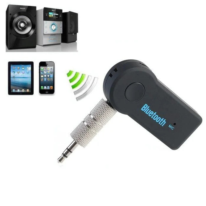 Wireless Car Bluetooth Handsfree Receiver With Mic For Iphone-1915197495563128833