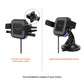 Wireless Car Charger 10W with 2.4A USB Charging Air Vent