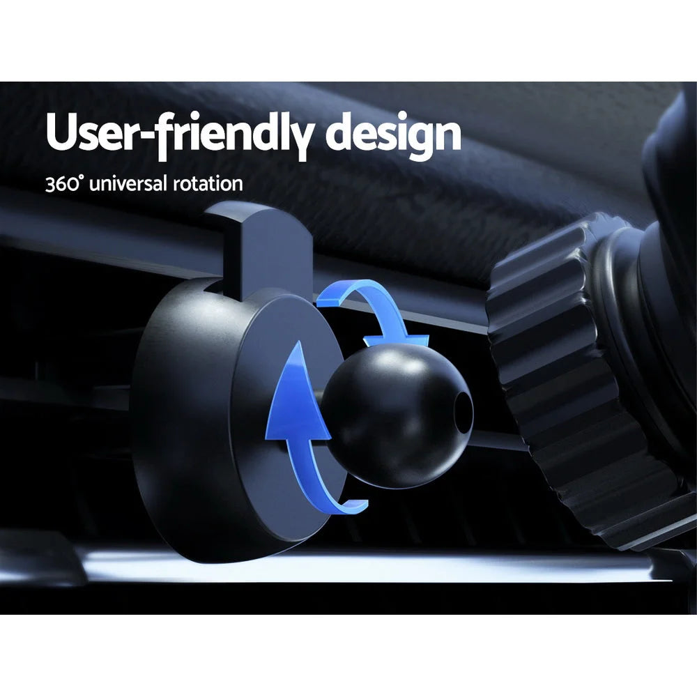 Wireless Car Charger Fast Charging Car Mount Vent Suction