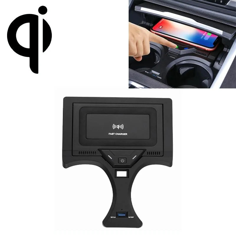 Wireless Car Charger For Bmw 3 Series 2020-2022 - 10W Qi Quick Charge-1915197767177867272