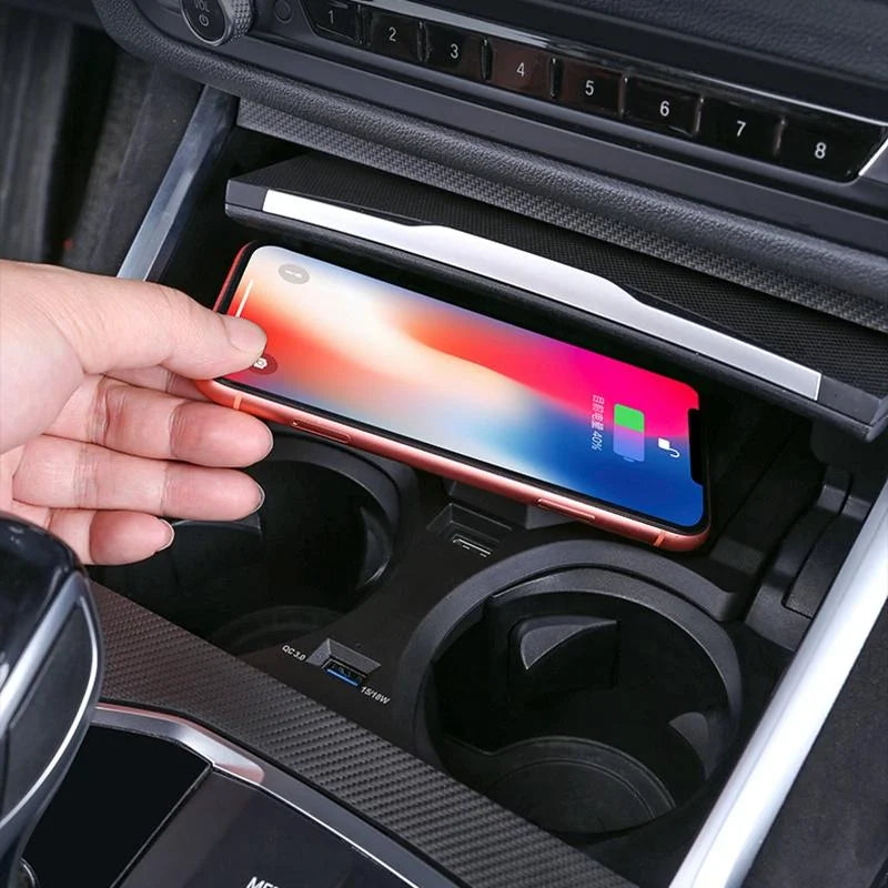 Wireless Car Charger For Bmw 3 Series 2020-2022 - 10W Qi Quick Charge-1915197767177867270