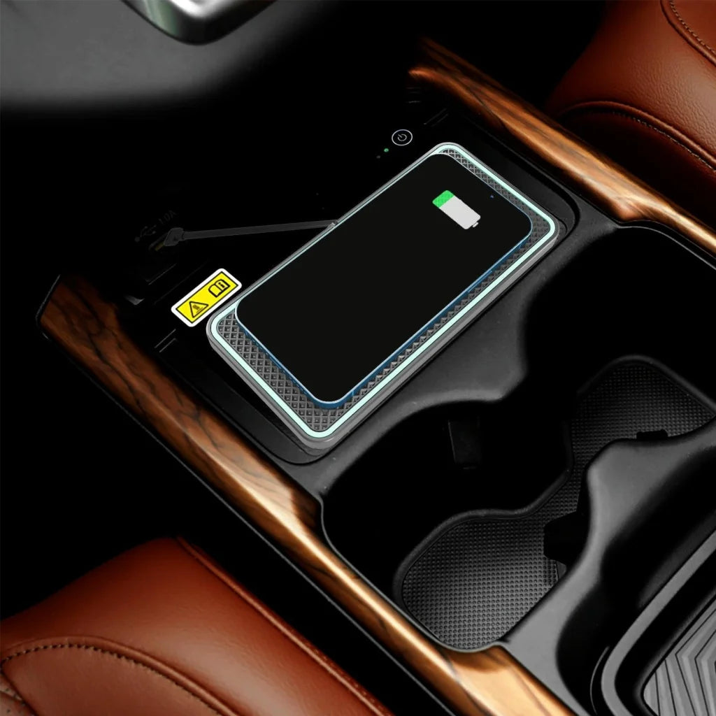 Wireless Car Charger With Anti-Slip Pad For Airpods / Iphone - 15W-1915198314618425349