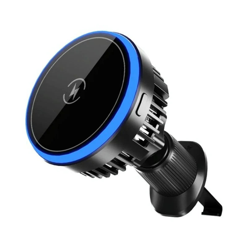 Wireless Car Charger With Rgb Light And Magnetic Air Outlet-1915197770306818048
