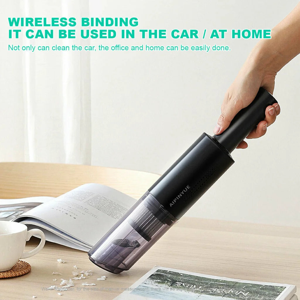 Wireless charge car with compact layout and accessory details