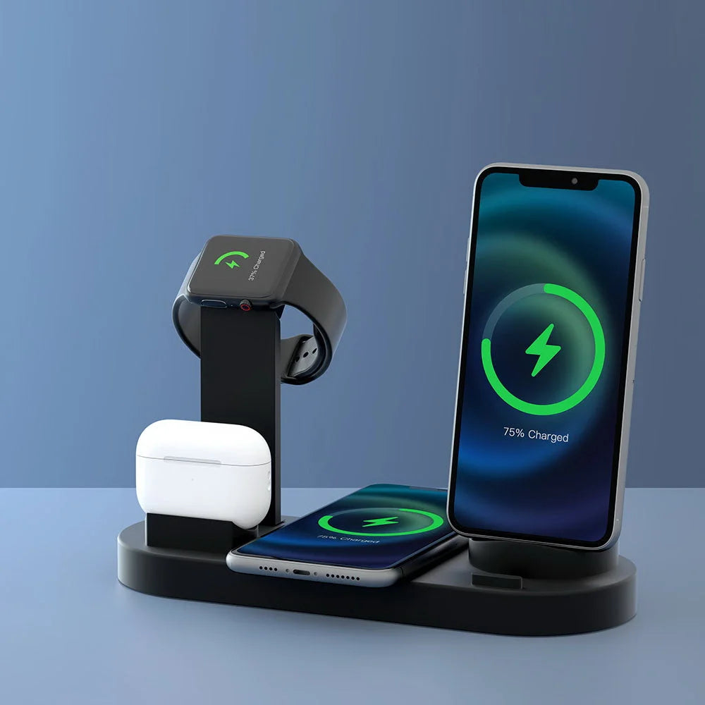 Wireless Charger Dock 4-in-1 Multi-Function Charging