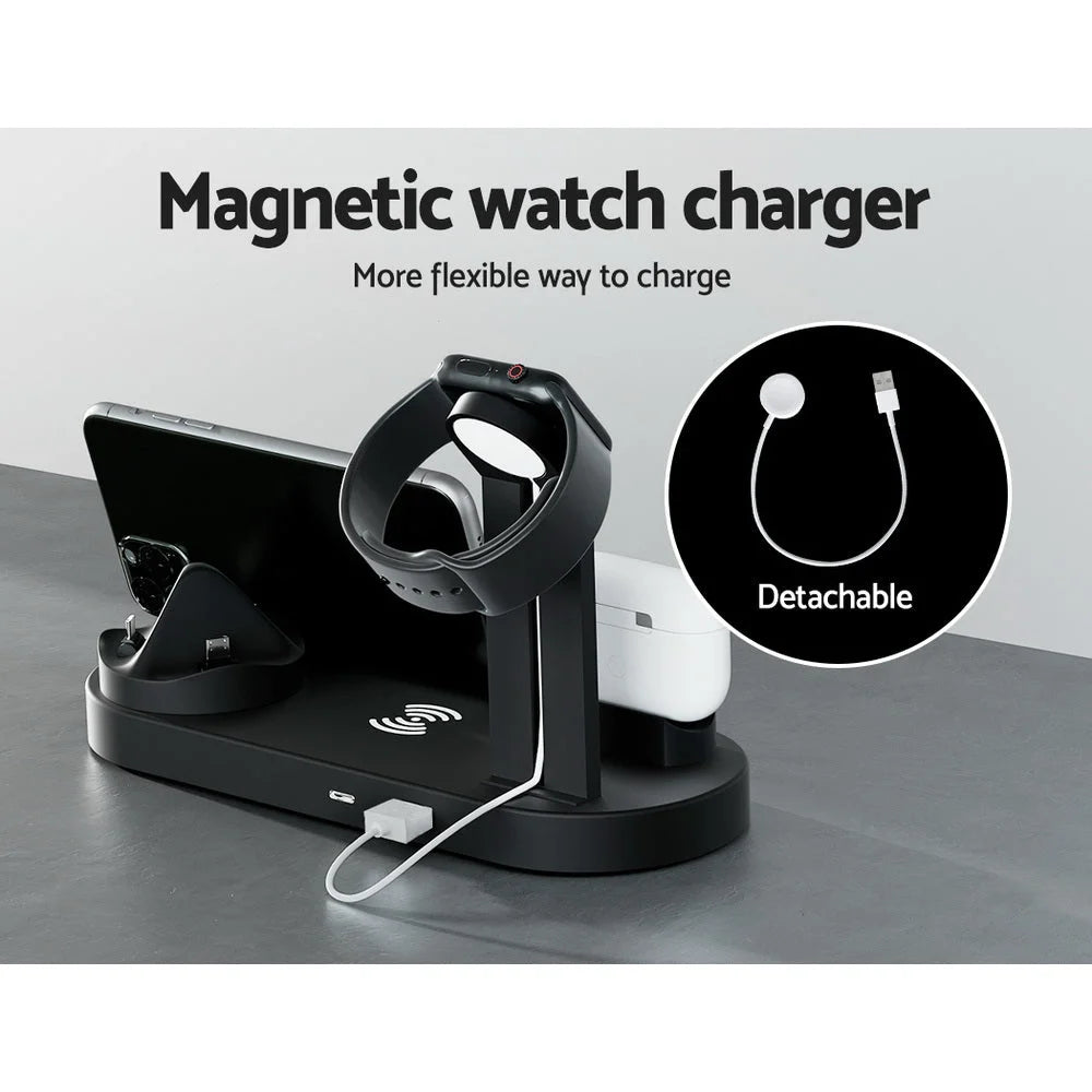 Wireless Charger Dock 4-in-1 Multi-Function Charging