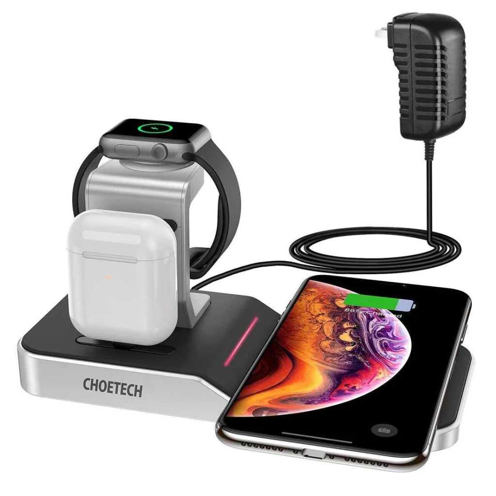 Wireless Charging Station 4-in-1 for iPhone/Apple