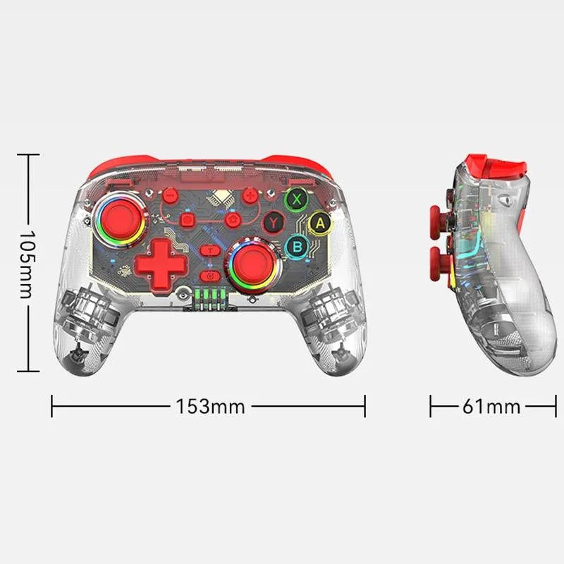 Wireless Dual Vibration Gamepad for Ps3 / Ps4 with Rgb