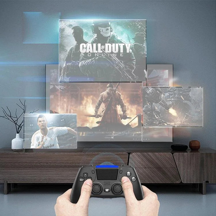 Wireless Dual-vibration Gamepad for Ps4 with Bluetooth