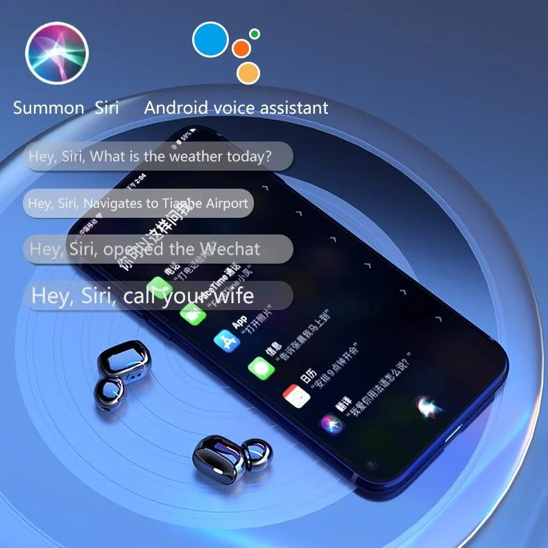 Wireless Earbuds With Noise Cancellation & Magnetic Charging - Led Display-1915196500024102917