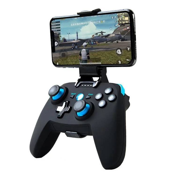 Wireless Game Controller For Android / Ios / Pc / Ps3 With Bluetooth 4.0 & Bracket - Blue-1915197653088604166