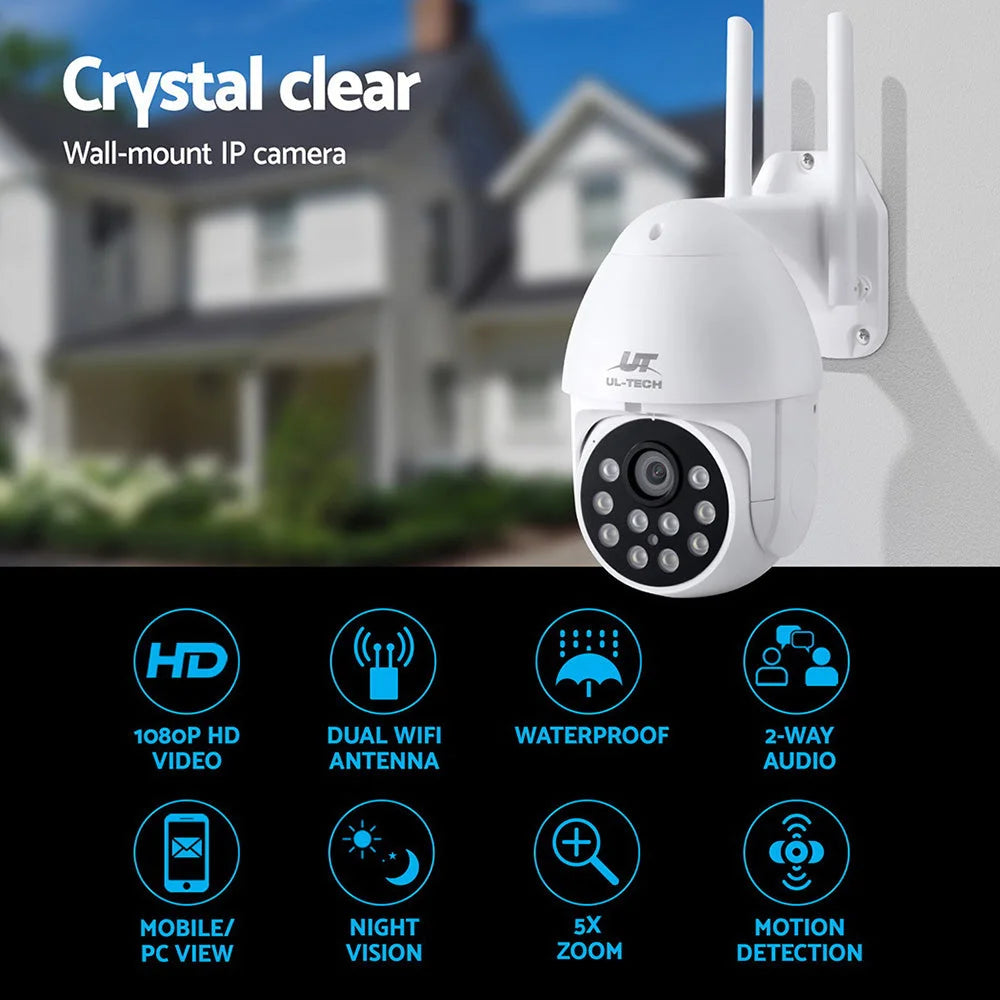 Wireless IP Camera Outdoor CCTV Security System HD 1080P