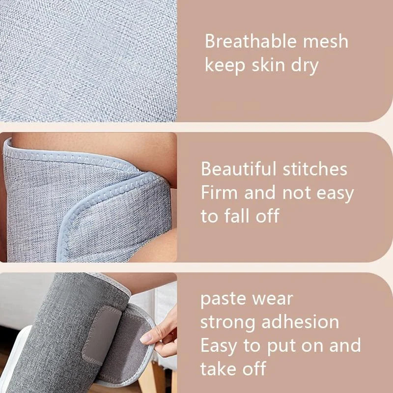 Wireless Leg Massage Blue Double Hot Compress + Air