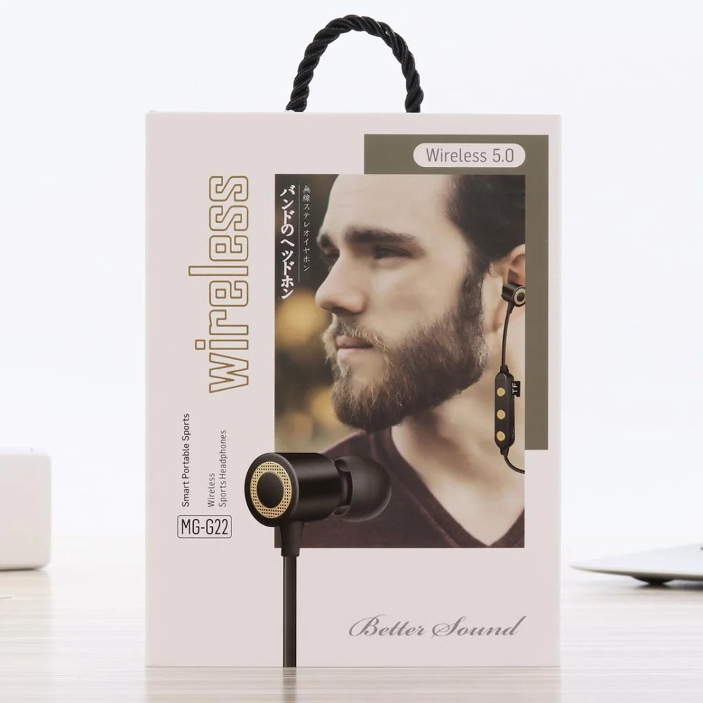Wireless Magnetic Headphones with Tf Card Support