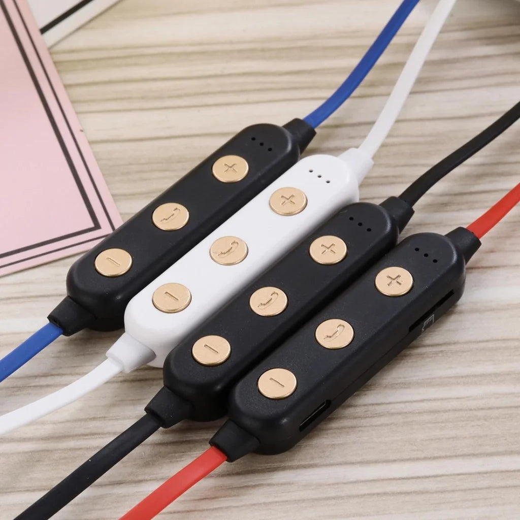 Wireless Magnetic Headphones with Tf Card Support