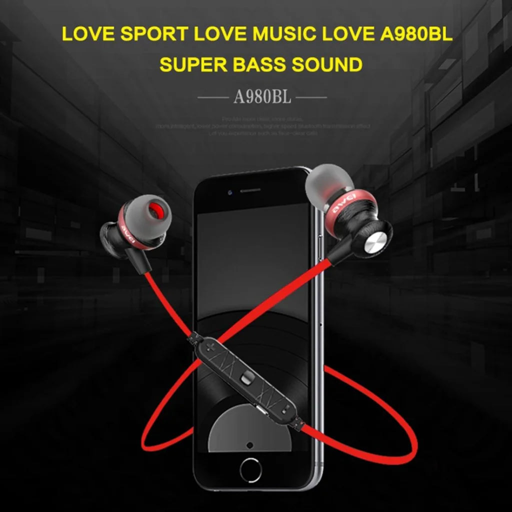 Wireless Magnetic Sport Earphones With Bluetooth Control-1915196542009085957