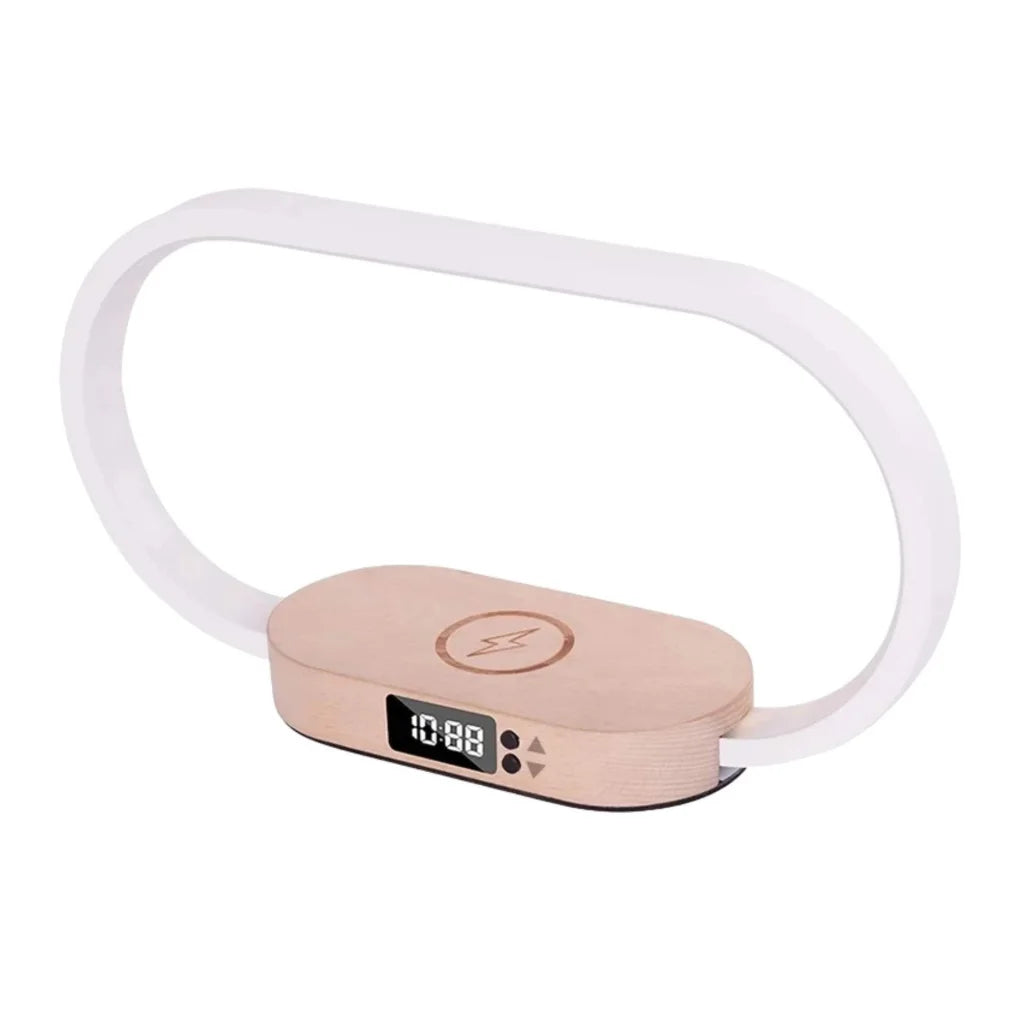 Wireless Phone Charger Table Lamp - USB Port Charging