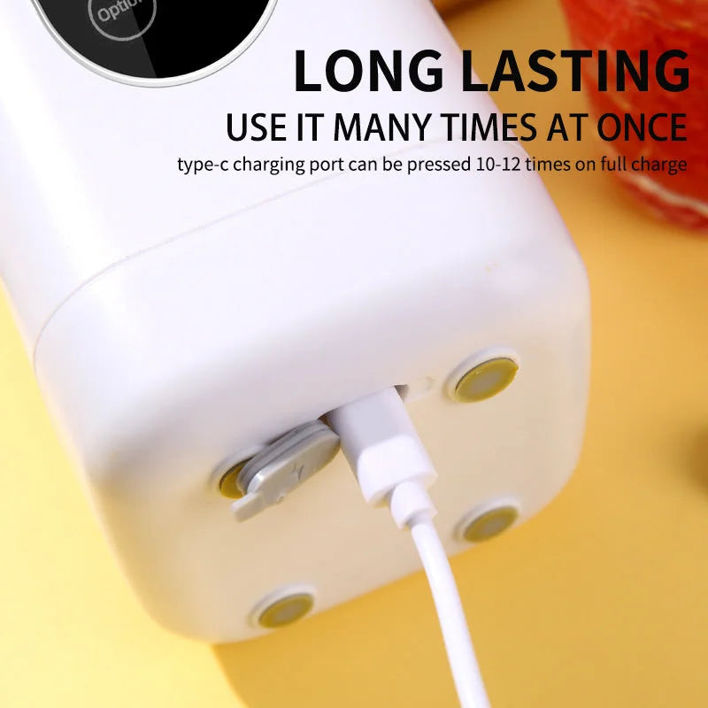 Wireless Portable Juicer Blender - 420ml 12 Blades 5-Hour