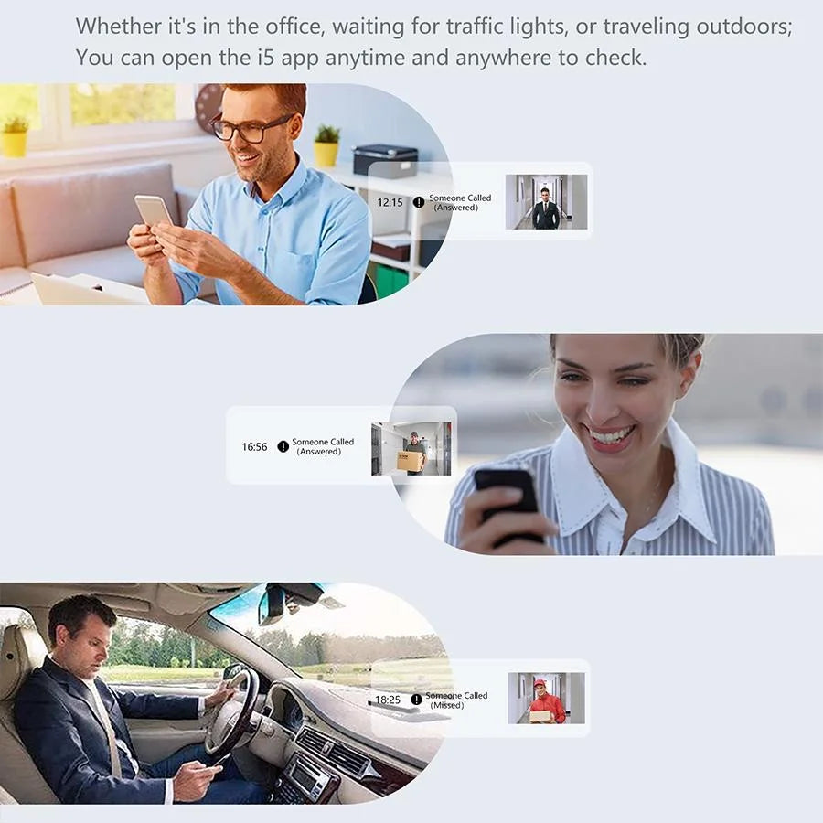 Wireless Security Doorbell With Bidirectional Voice