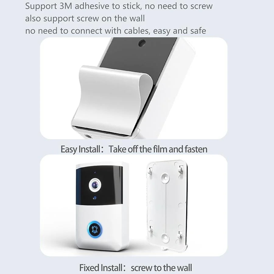 Wireless Security Doorbell With Bidirectional Voice