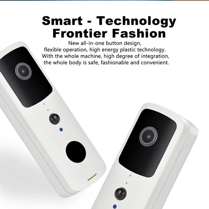 Wireless Smart Doorbell With Two-Way Intercom & Night