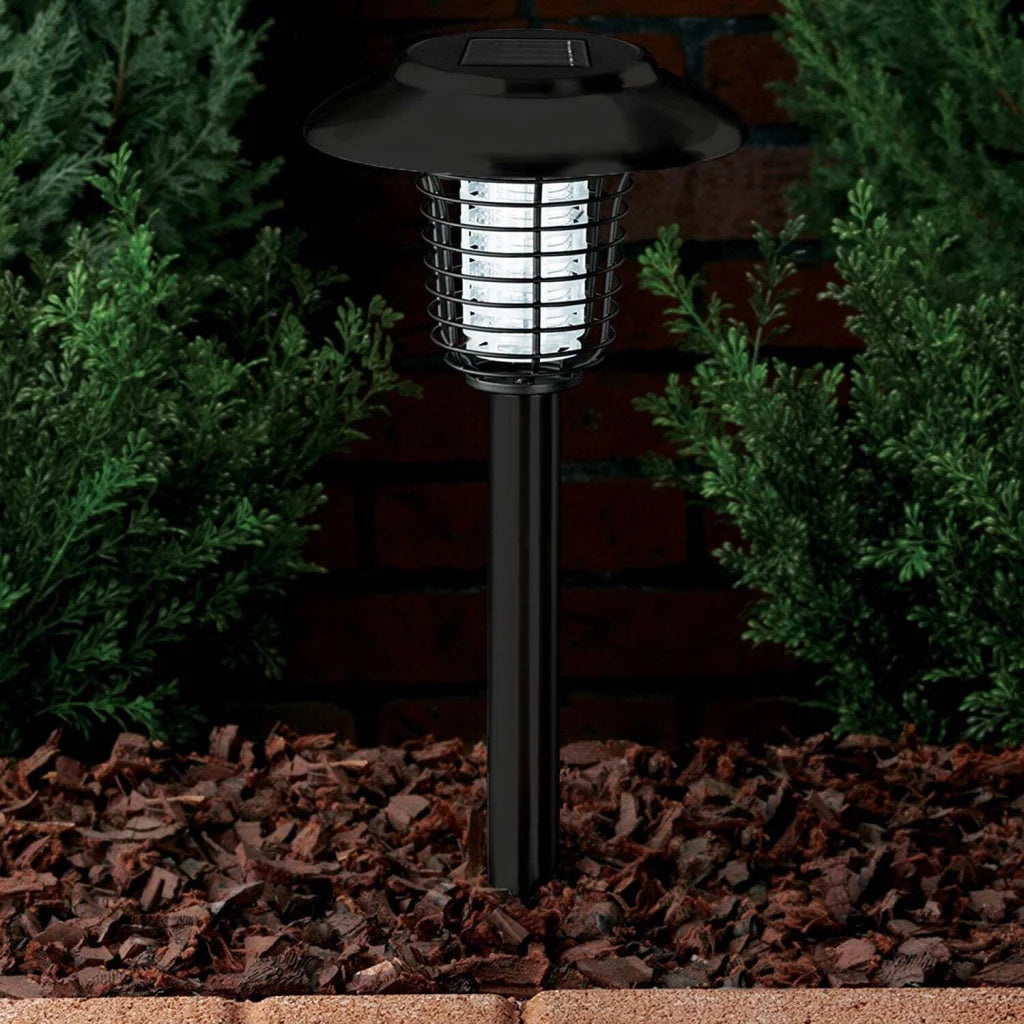 Wireless Solar-Powered Mosquito Killer Lamp (Black) - Home