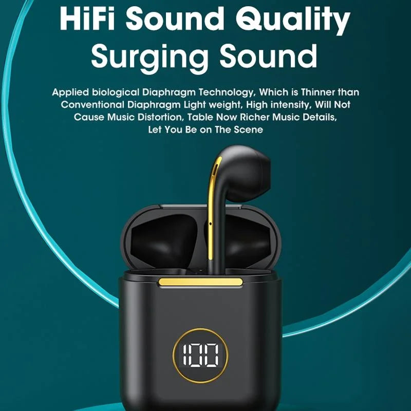 Wireless Sport Bluetooth Headphones with Led Display