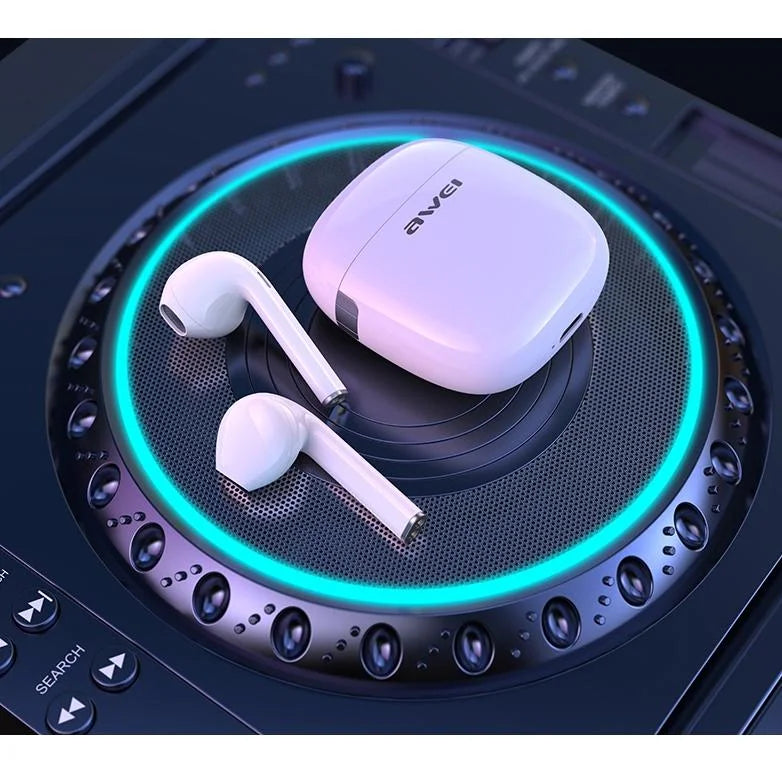 Wireless Sports Tws Headset With Charging Case white 406
