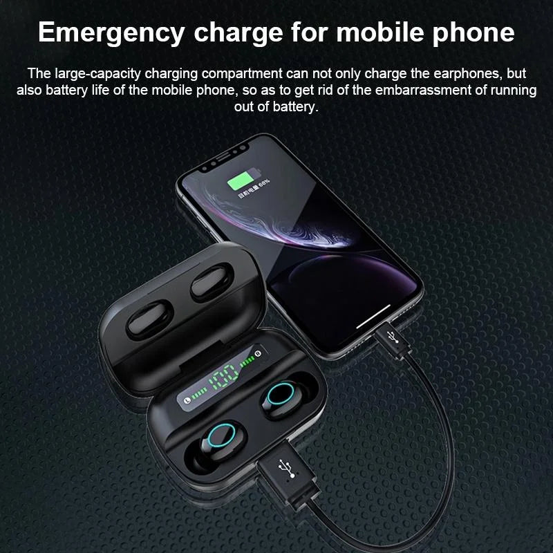Wireless Touch Earbuds With Magnetic Charging Case-1915197722256871433