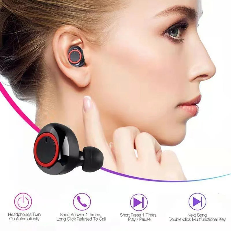 Wireless Tws Bluetooth Headphones with Touch Control