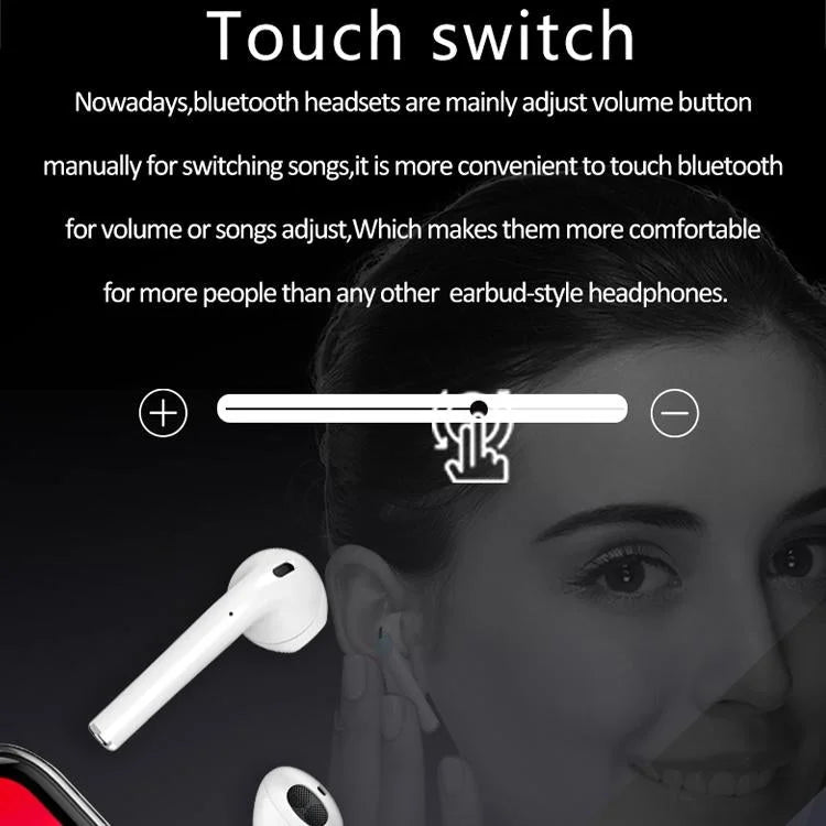 Wireless Tws Sport Bluetooth Headset With Charging Box - I9 Touch-1915196620664868870