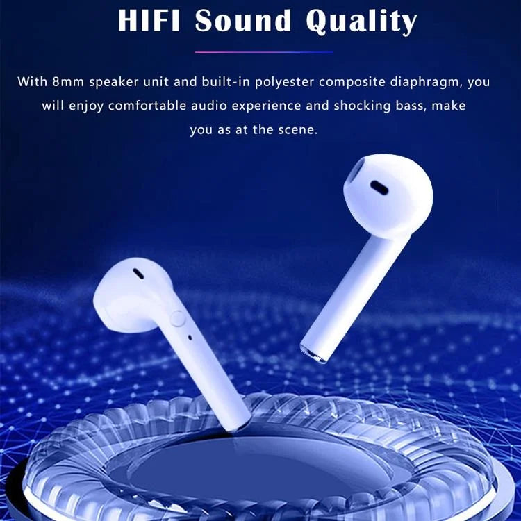 Wireless Tws Sport Stereo Bluetooth Headset With Charging Box - Bluetooth 5.0-1915196640222908420