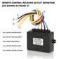 Wireless winch remote with remote control and main unit