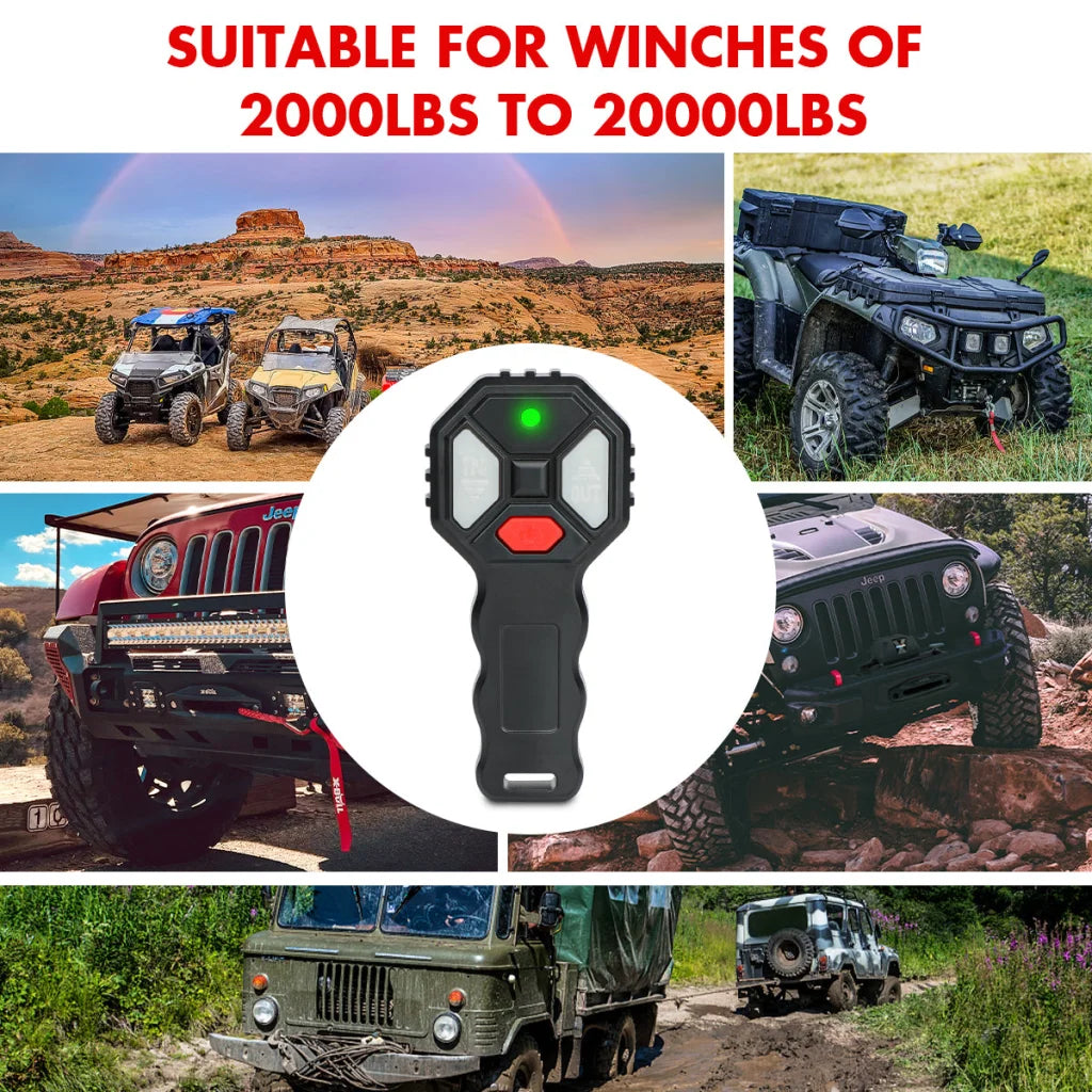 Wireless Winch Remote Control 12V Handset Switch 150ft