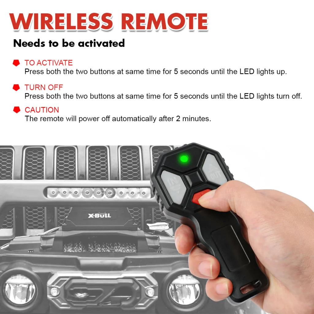 Wireless Winch Remote Control 12V Handset Switch 150ft