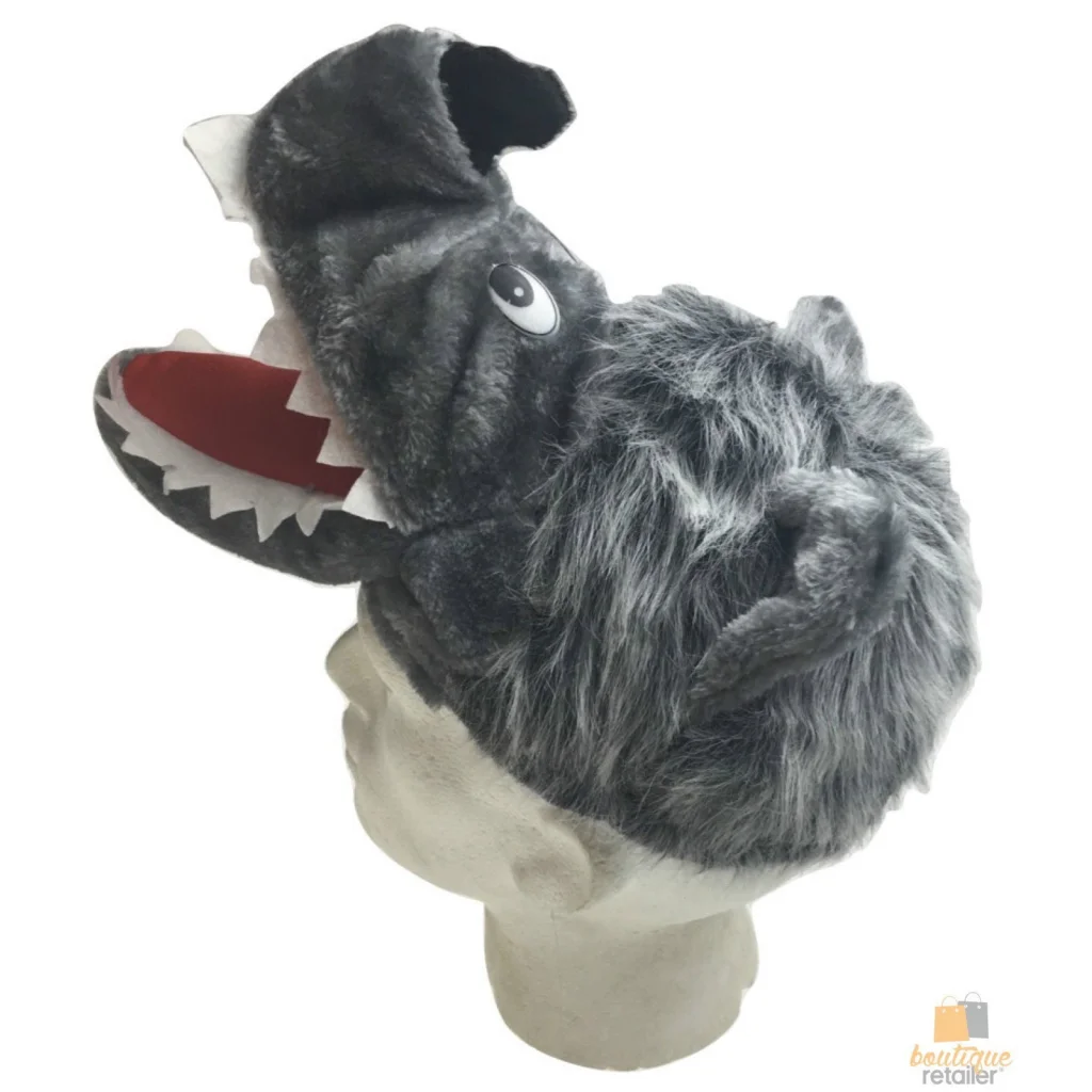 WOLF HAT Funny Party Costume Adult Childrens Animal Fancy