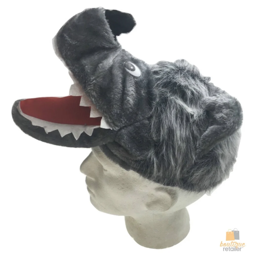 WOLF HAT Funny Party Costume Adult Childrens Animal Fancy