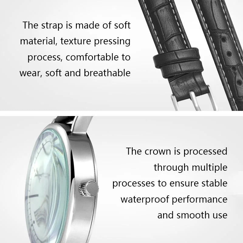 Women Business Quartz Watch with Roman Numeral Dial
